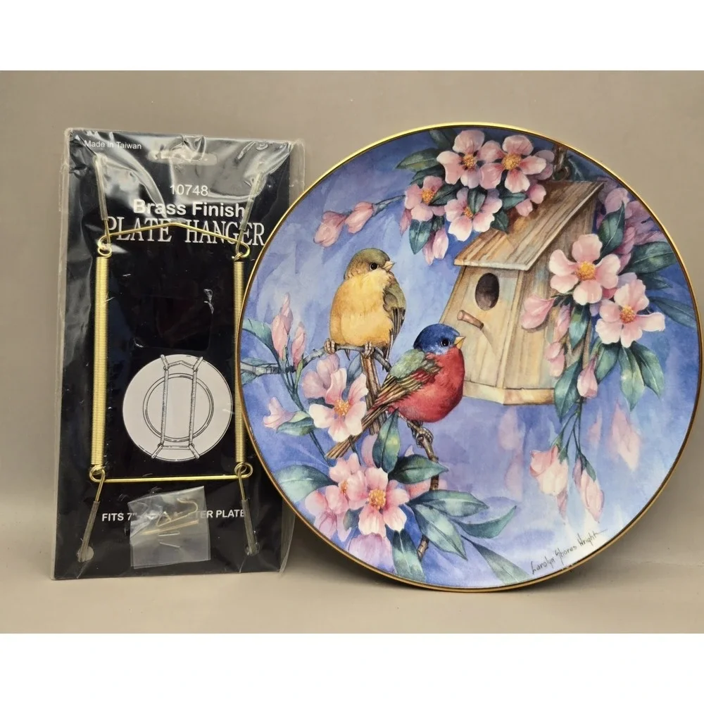 Carolyn Shores Wright, 'House Hunting' Bone China 1990's  B#31